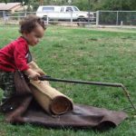 Child with Training Tools
